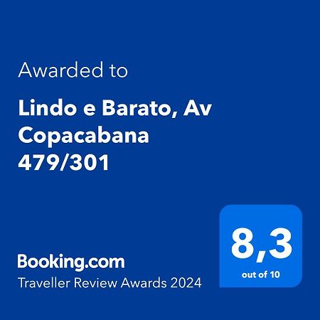 Lindo E Barato, Av Copacabana 479/301 ริโอเดจาเนโร ภายนอก รูปภาพ